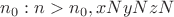 $n_0:n>n_0, xNyNzN $