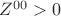 $Z^{00}>0$
