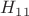 $\[{H_{11}}\]$