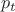 $$p_t$$