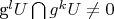 g^{l}U\bigcap g^{k}U\neq0