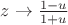 $z \to \frac{1-u}{1+u}$