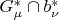 $G^{*}_{\mu} \cap b^{*}_{\nu}$