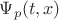 $\Psi_p(t,x)$