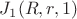 $J_{1}(R,r,1)$
