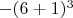 $- (6+1)^3$