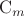 $\mathrm C_m$