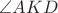 $\angle AKD$