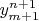 $y^{n+1}_{m+1}$