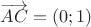 $\overrightarrow{AC}=(0;1)$