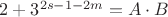 $2+3^{2s-1-2m}=A \cdot B$