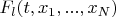 $F_l(t,x_1,...,x_N)$