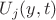 $U_{j}(y,t)$