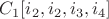 $C_1[i_2,i_2,i_3,i_4]$