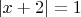 $|x+2|=1$