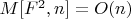 $M[F^2,n]=O(n)$