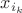 $x_{i_k}$