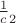 $\frac 1 c_2 $