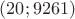 $(20; 9261)$