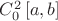 $\[C_0^2\left[ {a,b} \right]\]$