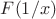 $F(1/x)$