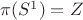 $\pi(S^1) = Z$