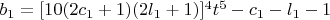 $b_1=[10(2c_1+1)(2l_1+1)]^4t^5-c_1-l_1-1$
