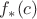 $f_* (c)$ $f_* (c)$