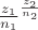 ${\frac{z_1}{n_1}}^{\frac{z_2}{n_2}}$