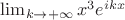 $\lim_{k \to +\infty}x^3e^{ikx}$