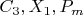 $C_3,X_1,P_m$