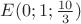 $E(0;1;\frac{10}{3})$