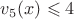 $v_5(x) \leqslant 4$ $v_5(x) \leqslant 4$