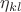 $\eta_{kl}$