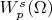 $W_p^s(\Omega)$