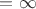 $=\inftyбесконечность$ $=\inftyбесконечность$