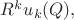 $R^ku_k(Q),$ $R^ku_k(Q),$