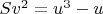 $Sv^2=u^3-u$