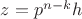 $z=p^{n-k}h$