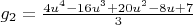 $g_2=\frac{4u^4-16u^3+20u^2-8u+7}{3}$