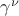 $\gamma^{\nu}$