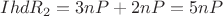$Ihd R_2 = 3nP + 2nP = 5nP$