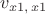 $v_{x1,\,x1}$