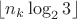 $\lfloor n_k \log_2{3}\rfloor$