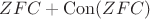 $ZFC + \operatorname{Con}(ZFC)$