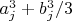 $a_j^3+b_j^3/3$