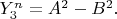 $Y_3^n=A^2-B^2.$