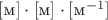 $[\text{м}]\cdot[\text{м}]\cdot[\text{м}^{-1}]$
