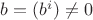 $b=(b^i)\ne 0$