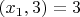 $(x_1, 3) = 3$